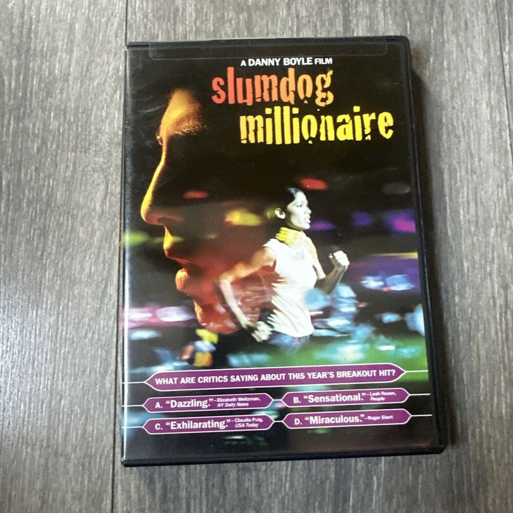 Slumdog Millionaire DVD / Ships Same Day with Tracking